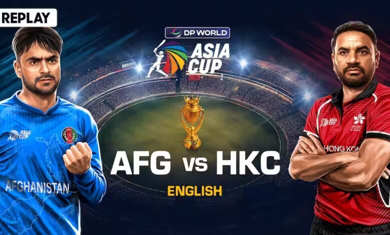 Afghanistan vs Hong Kong - Asia Cup 2025