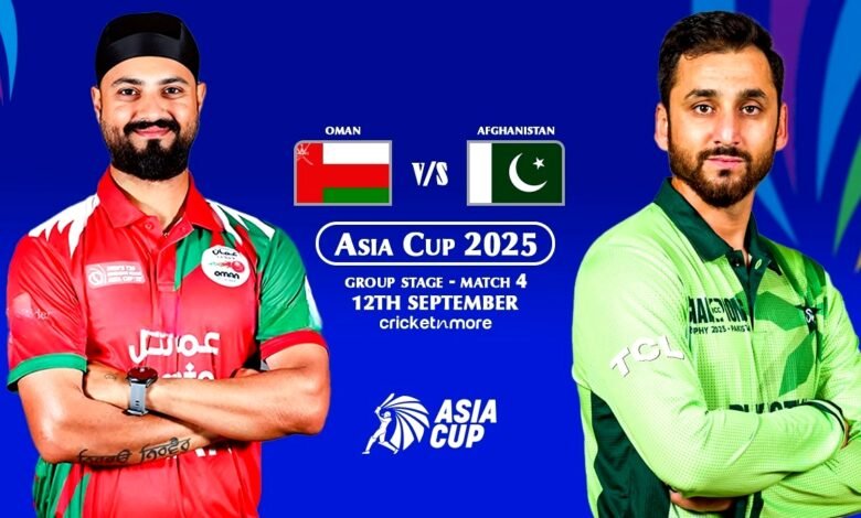 Pakistan vs Oman – Asia Cup 2025